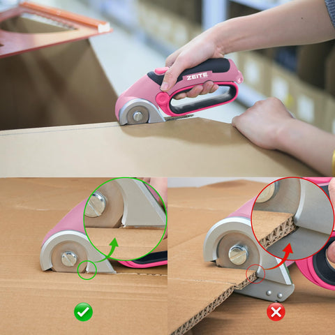 ZEITE 4V safety lock engaged for safer operation