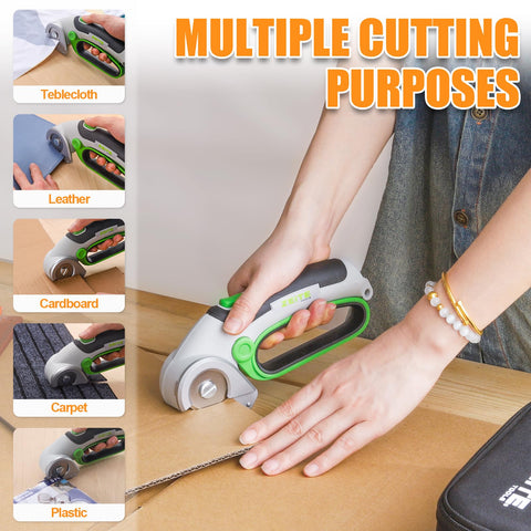 ZEITE 4V cordless electric scissors storage box keeps tools organized