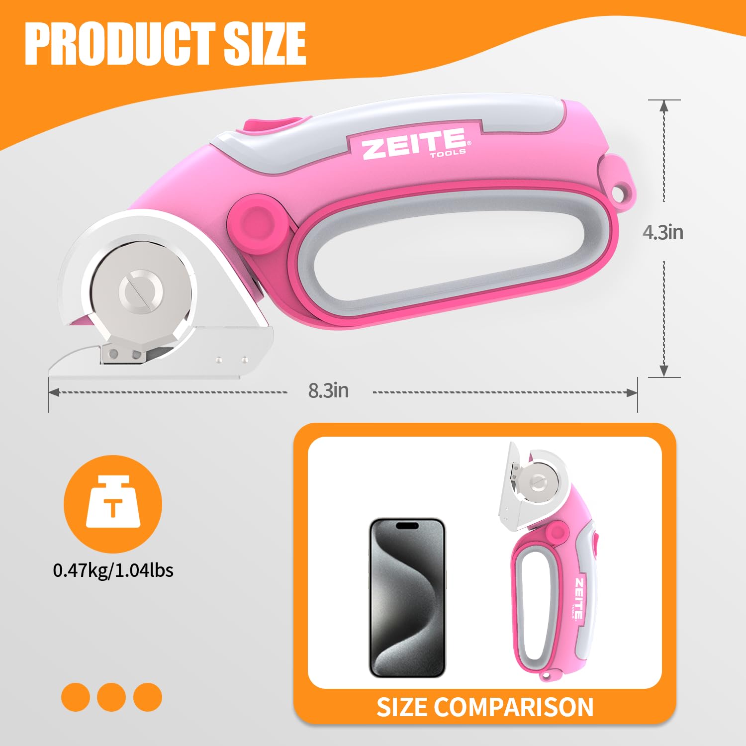 ZEITE 4V in storage case for organized tool transport