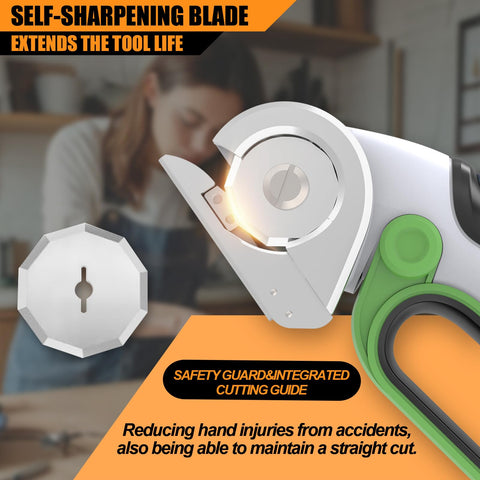 ZEITE 4V cordless electric scissors USB charging for convenient reuse