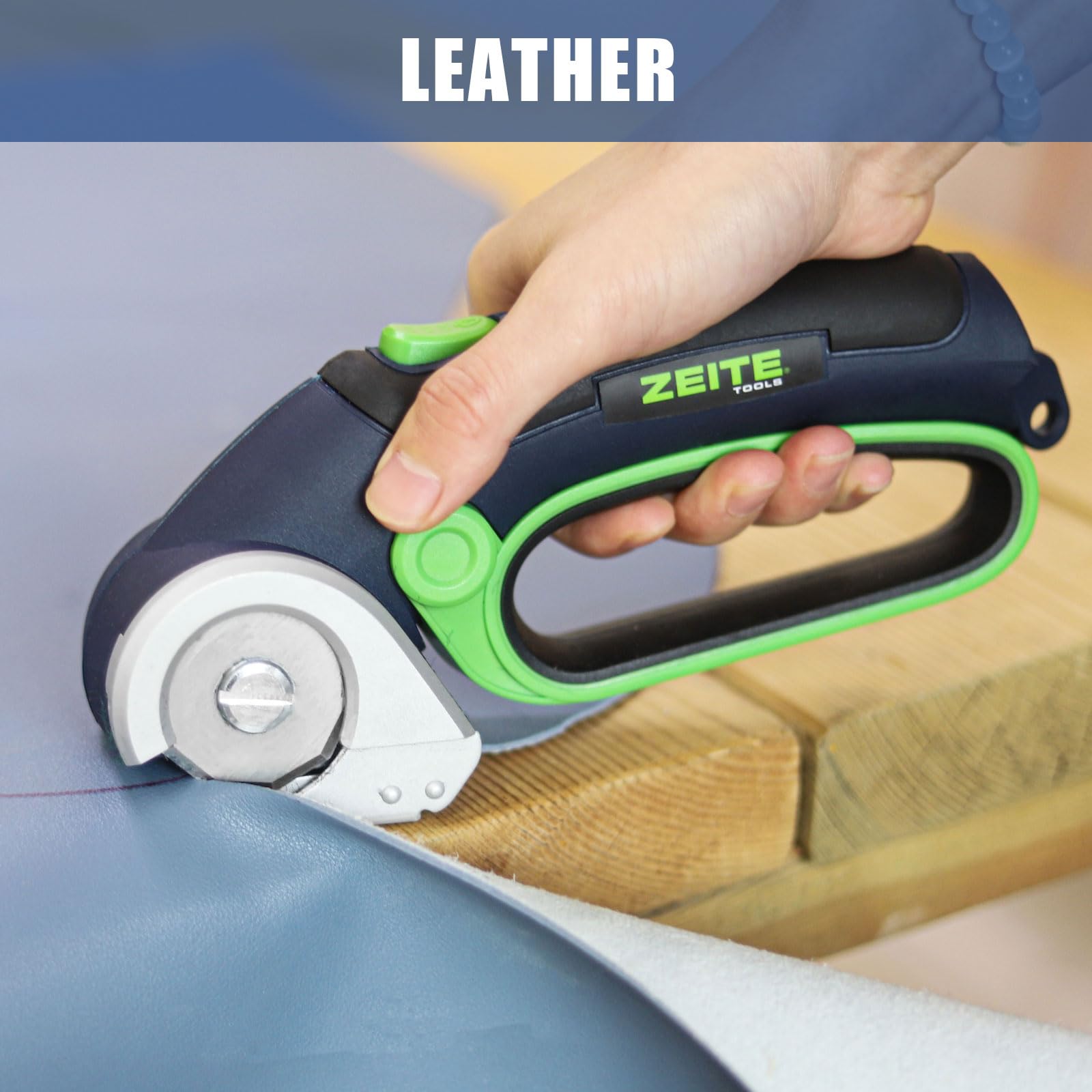 Zeite 4V cordless scissors charging via USB for convenient power on the go.