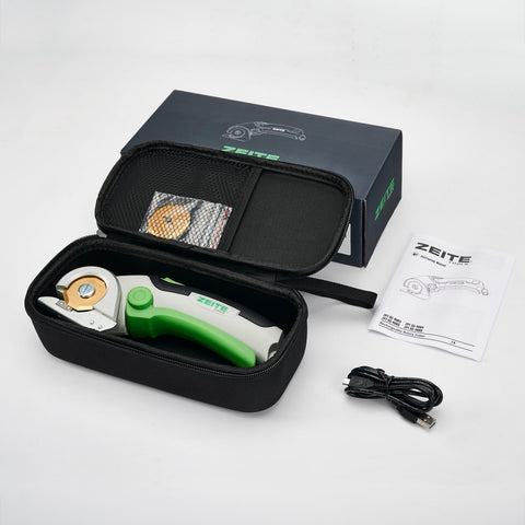 Zeite safety features include lock switch and blade guard