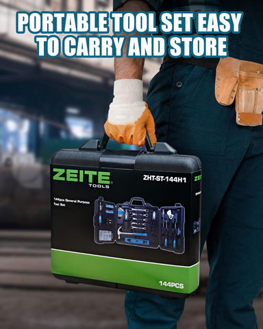 Zeite Tool Kit for Home hammer ready for mounting and tapping tasks