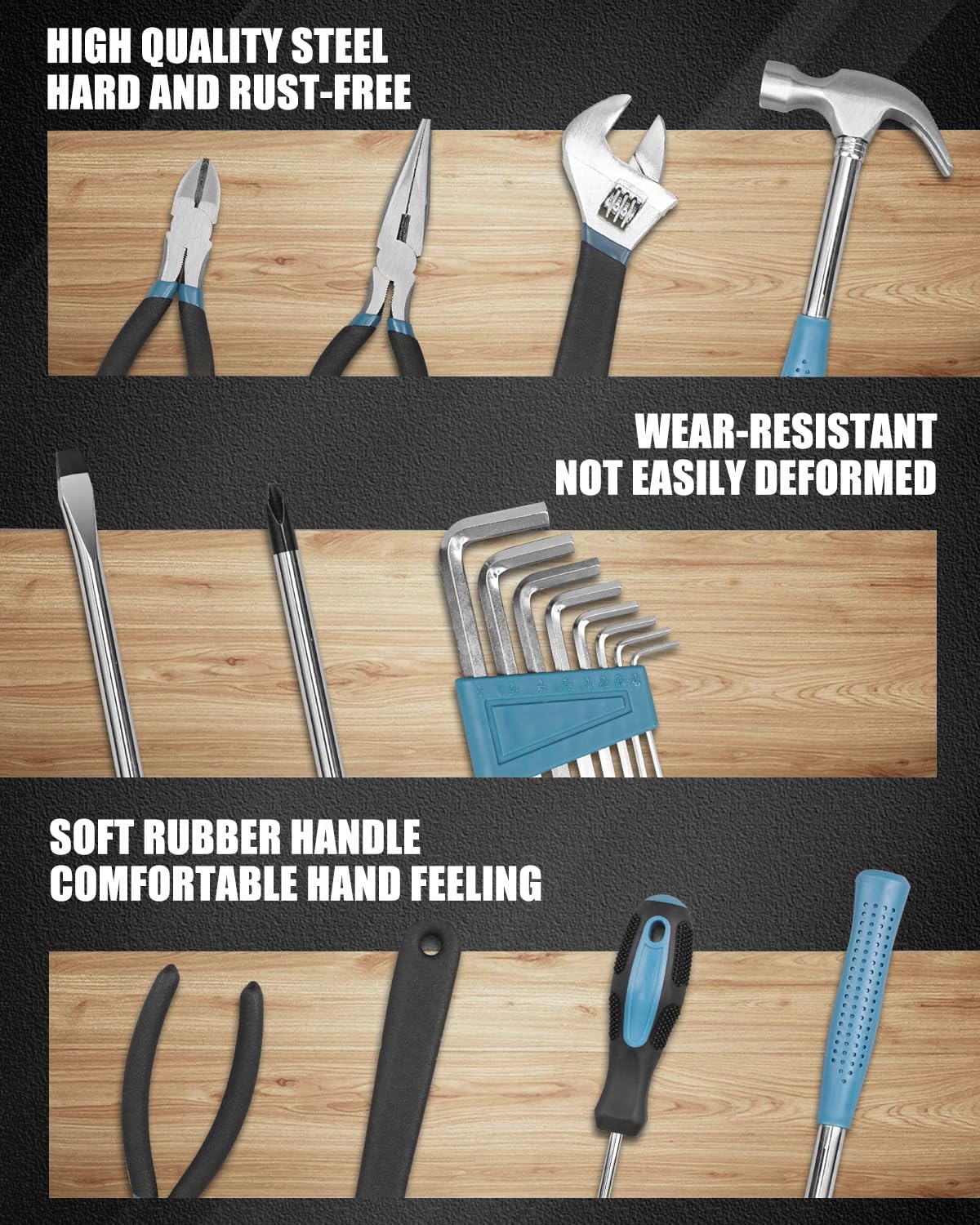 Zeite Tool Kit for Home measuring tape aids accurate layouts and measurements