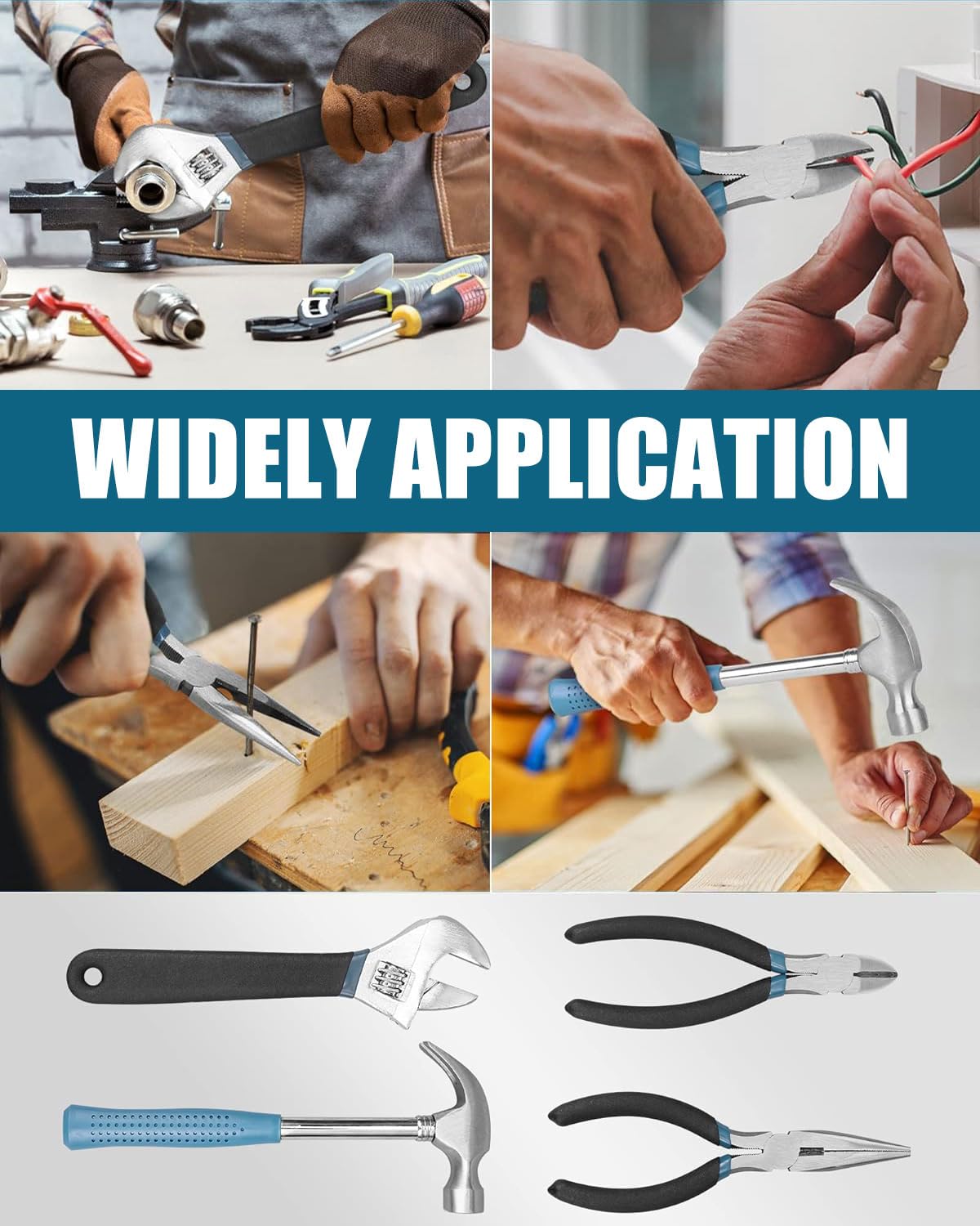 Zeite Tool Kit for Home pliers offering grip and leverage for fast fixing