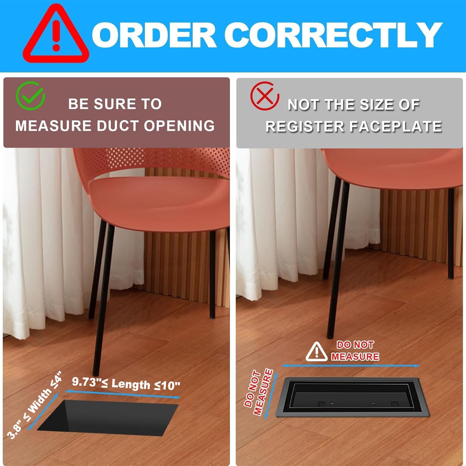 Zejoot protective grille design prevents small objects from entering ducts