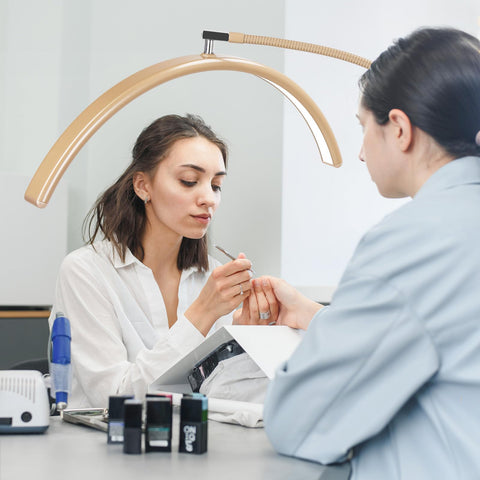 ZEKAHOV lamp suits lash, tattoo, nail art, reading, and desk tasks