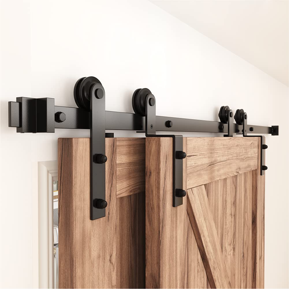 ZEKOO bypass rail single-track image demonstrates space-saving hardware for compact rooms.