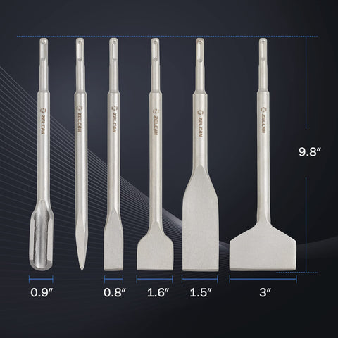 ZELCAN flat chisel shaping flat edges on stone and masonry
