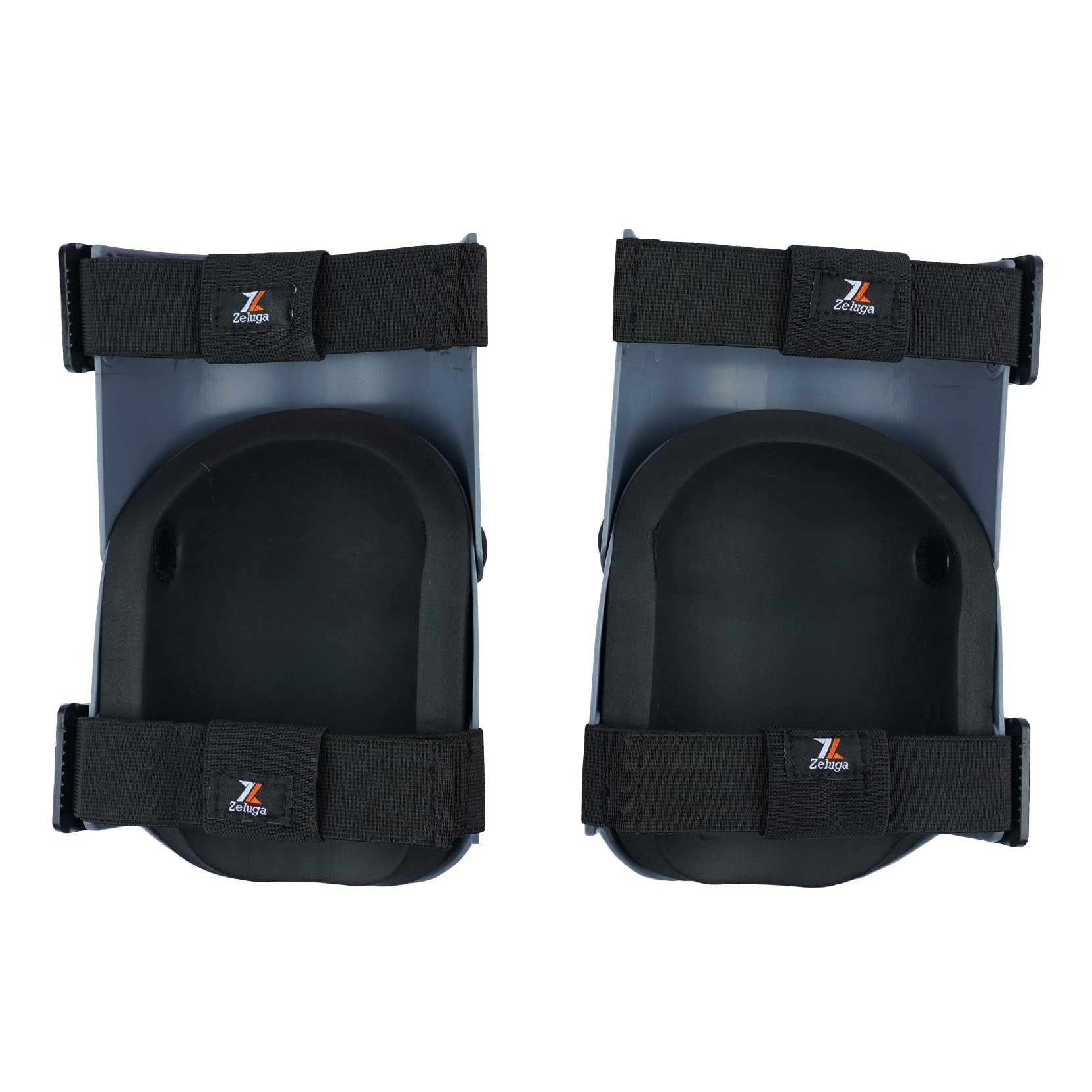 Abrasion-resistant outer layer protects knees from scrapes on rough surfaces.