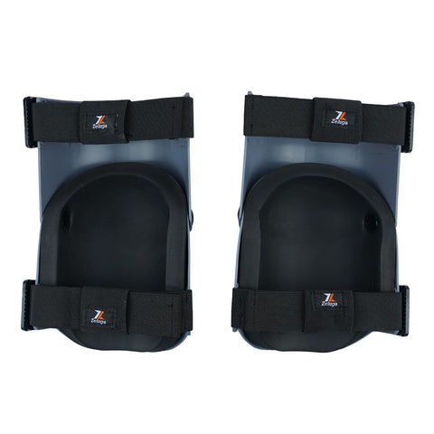 Abrasion-resistant outer layer protects knees from scrapes on rough surfaces.