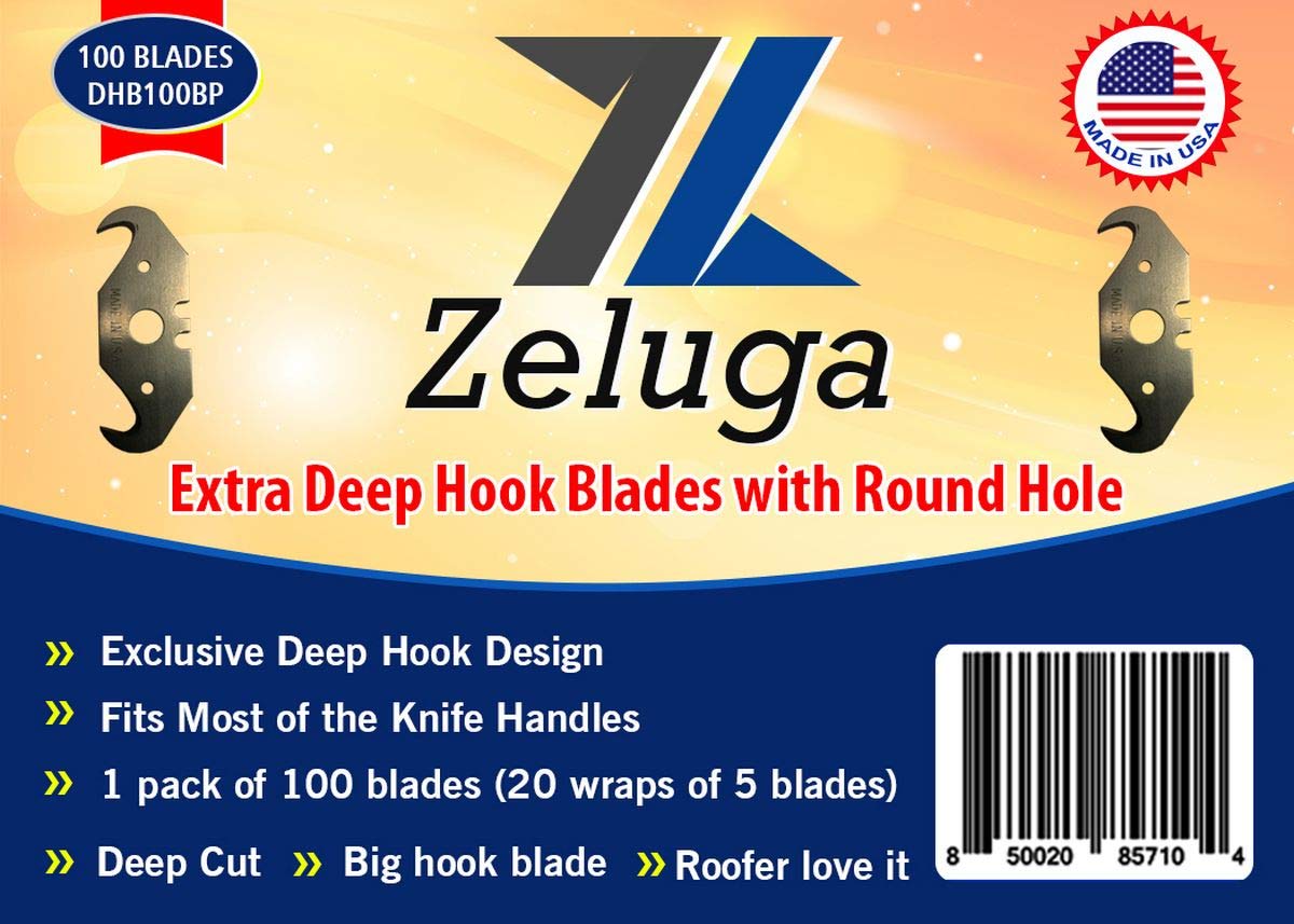 Zeluga 19-328 deep hook blades packaging shows organized blades for quick access