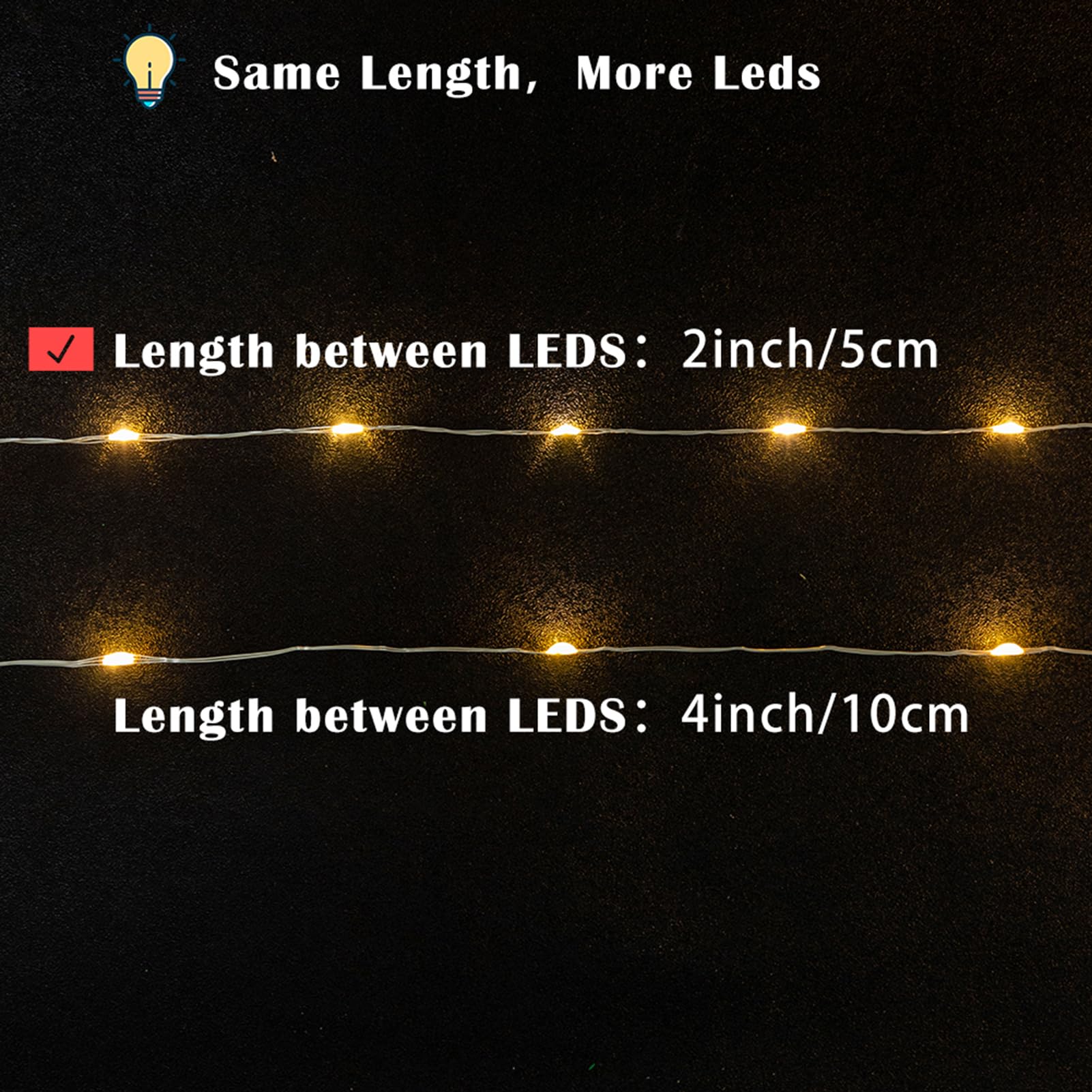 ZELUXDOT waterproof LED string lights IP44 for reliable outdoor decoration.