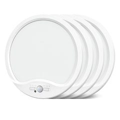 zemty 4Pack 9inch motion sensor ceiling light closeup showing flush mount design for modern spaces.