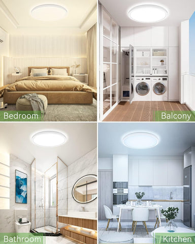 Zemty 6-pack slim-profile flush-mount lights simplify low-ceiling installs