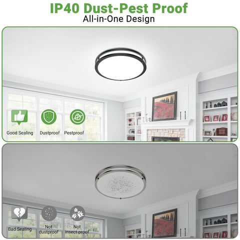 Zemty energy-efficient 15W LED fixture replacing old bulbs