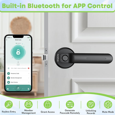 Zengtumy app control on smartphone for remote entry management