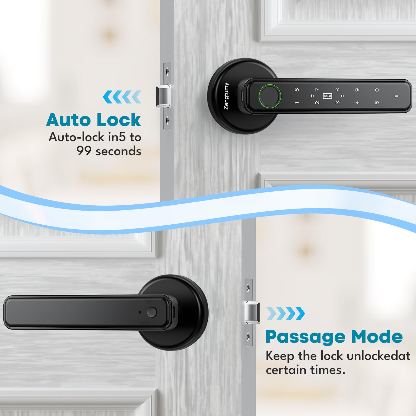 Zengtumy IC card entry enables convenient access for family members.