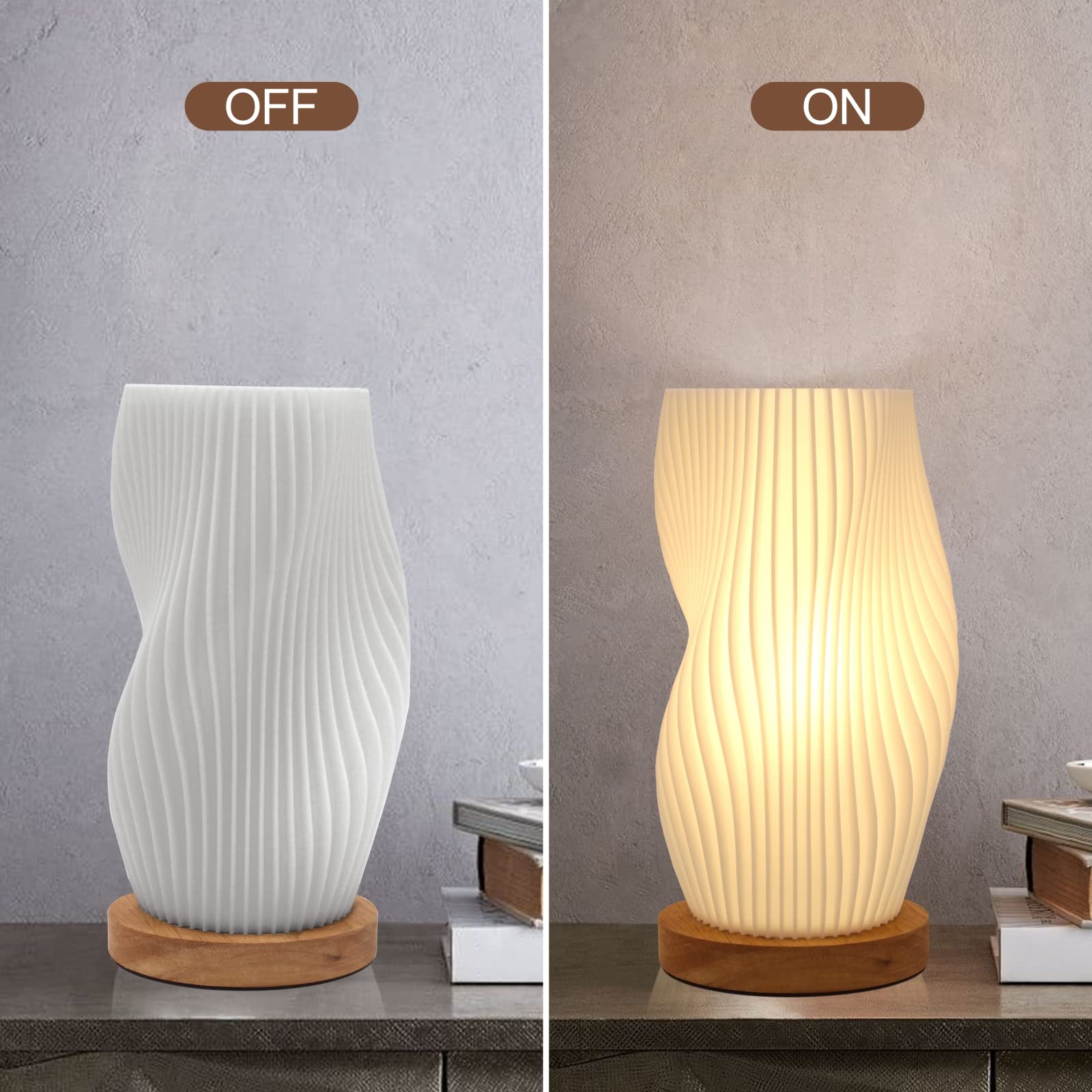 Zenply compact bedside lamp perfect for dorm rooms and small spaces.