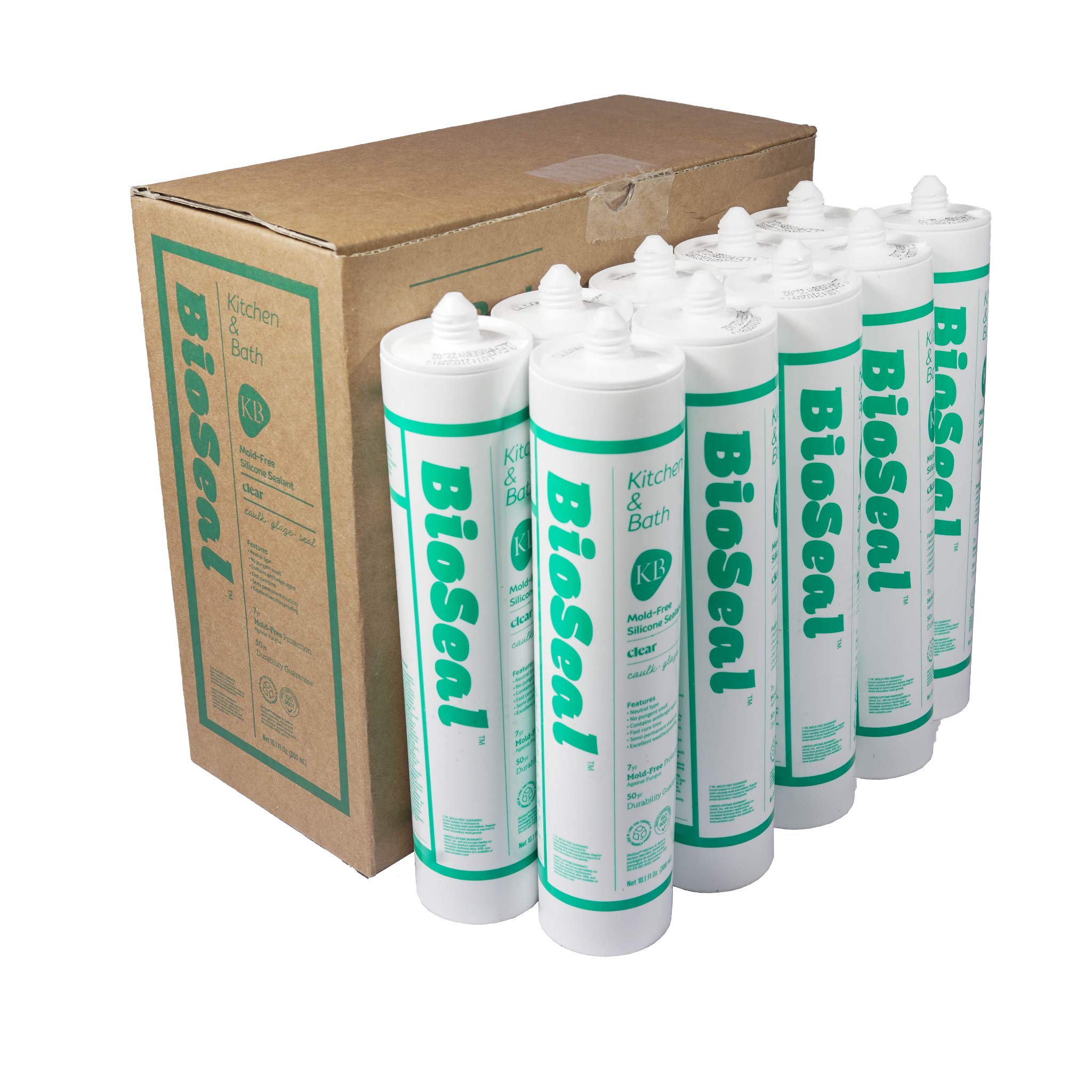 ZERED Clear BioSeal 10oz bottle for fast, durable kitchen and bathroom sealing.