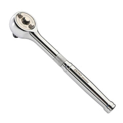 Zero Degree 38152 gearless ratchet with nickel plating for tight-space fastening and durability.
