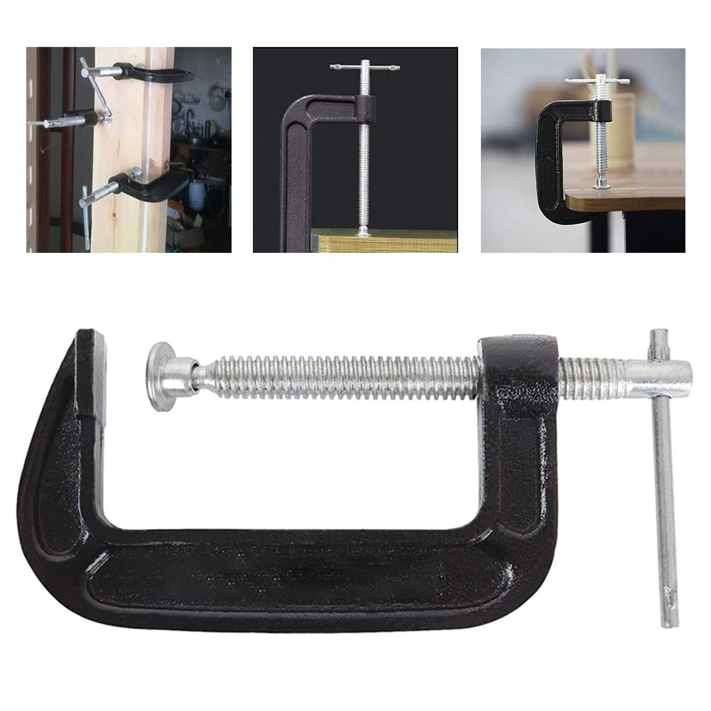 Zeromall 4-Inch C-Clamp set includes four clamps for versatile projects