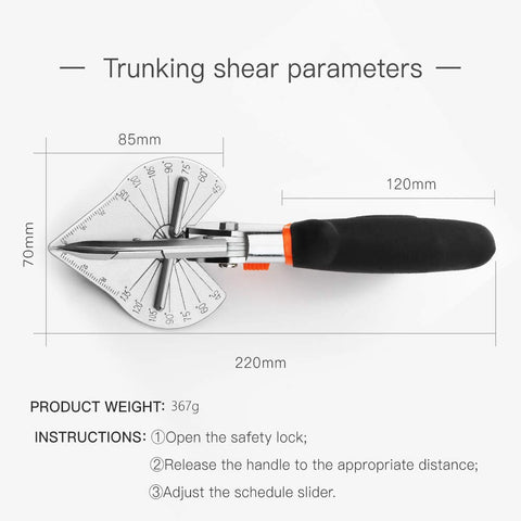 Zeromall ergonomic non-slip handle for controlled cuts