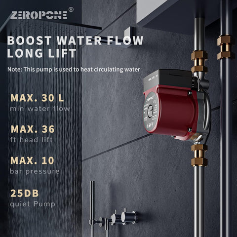 ZeroPone auto and manual switch enables flexible hot water circulation control