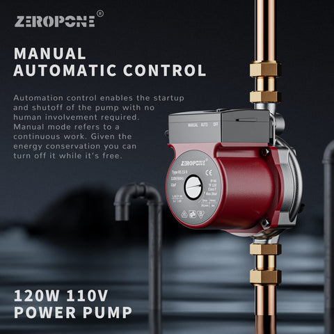 ZeroPone pump operates quietly at 25 dB for unobtrusive performance