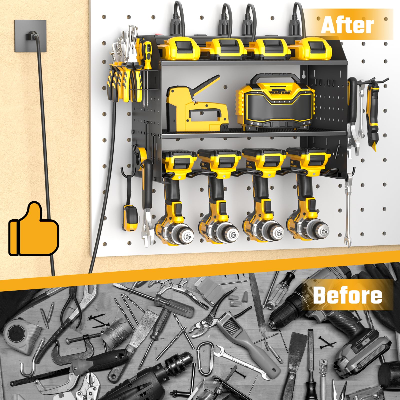ZESEN installation steps guide secure wall mounting for a sturdy setup
