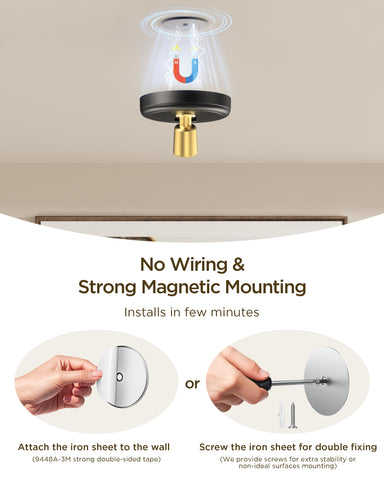Zetunlo spot light rotates 270 degrees for precise direction