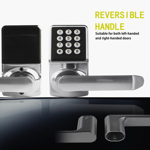 ZEVAWAY keypad lock on front door enabling quick entry