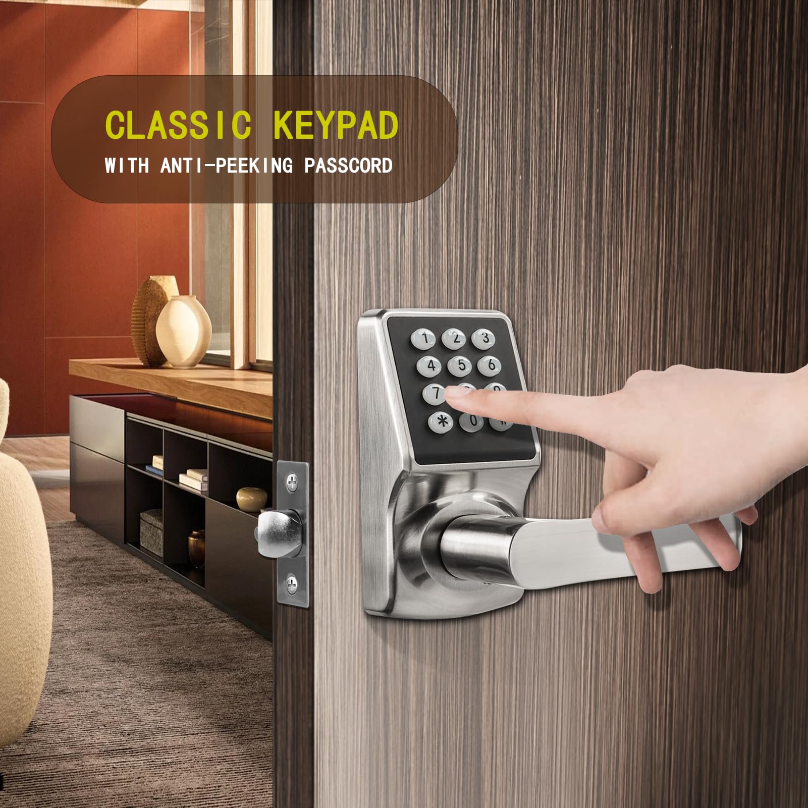 ZEVAWAY MIFARE card slot for convenient card-based entry