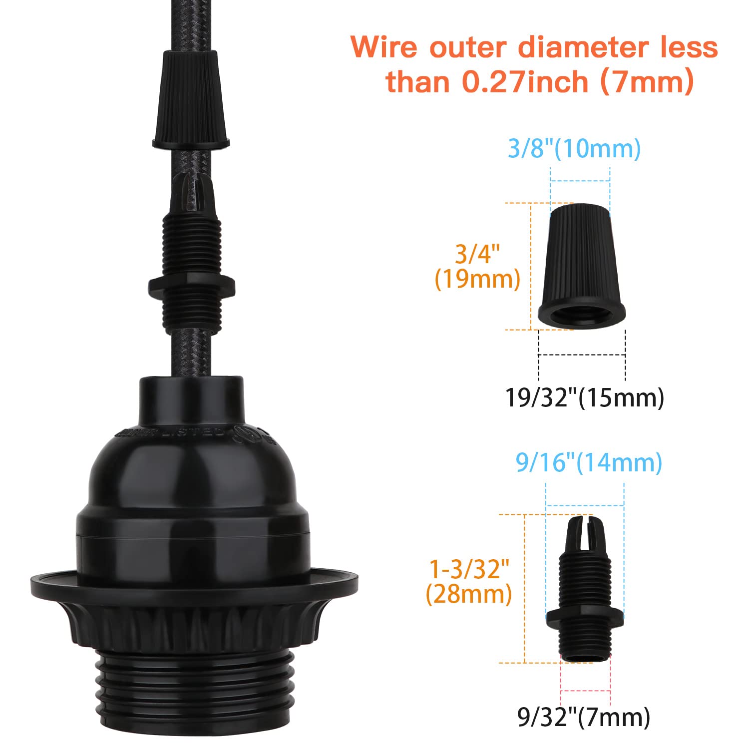 Zevnico eight-pack sockets ideal for quick replacement and DIY lighting projects.