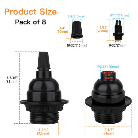 Zevnico bakelite-core socket offering heat and corrosion resistance.