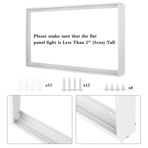 Zevnico ceiling-troffer frame detail shows stable support for panels.
