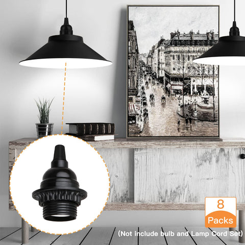 Zevnico E26/E27-compatible socket supports LED, halogen, incandescent, and CFL bulbs.
