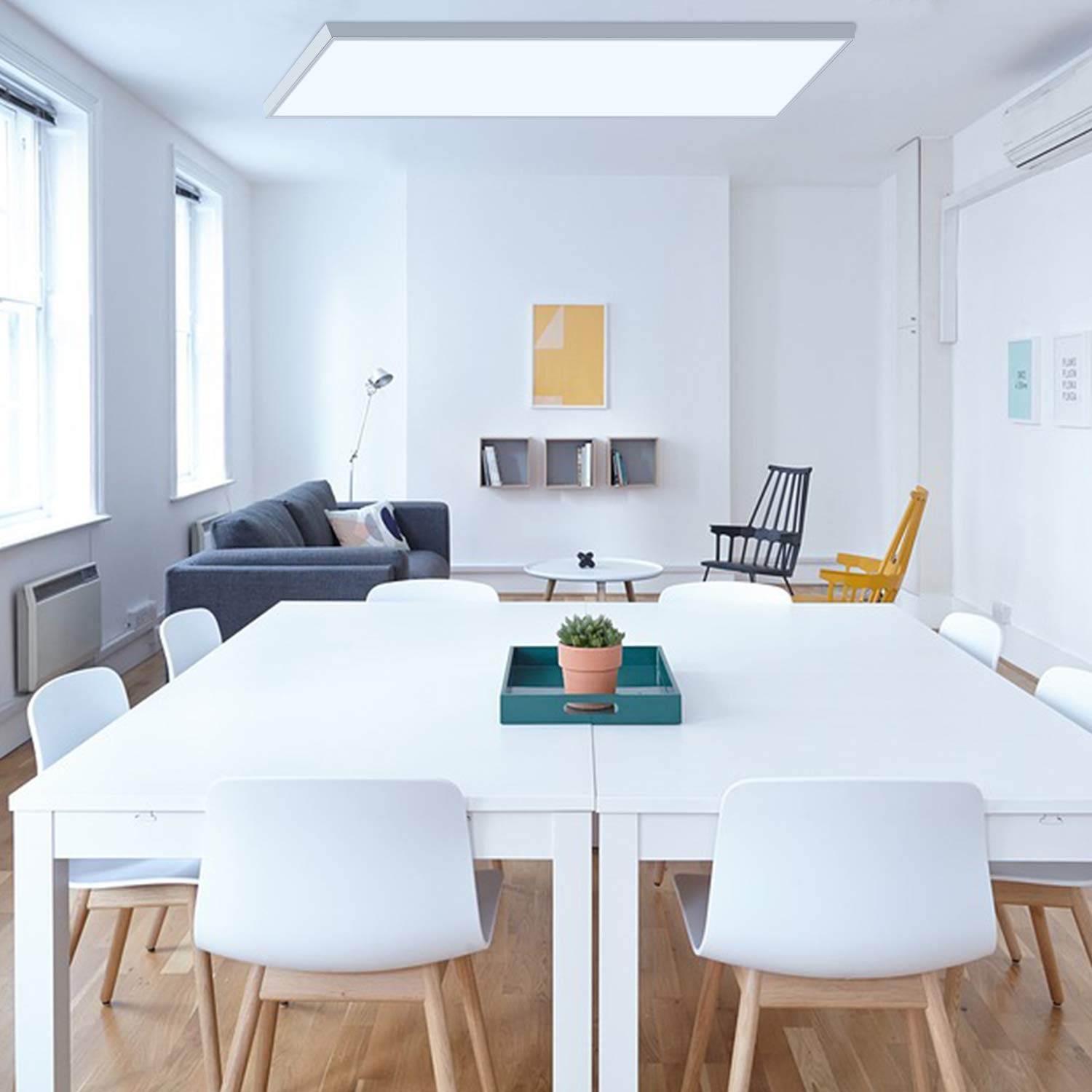 Zevnico white-coated aluminium frame offers rust resistance and long-lasting look.