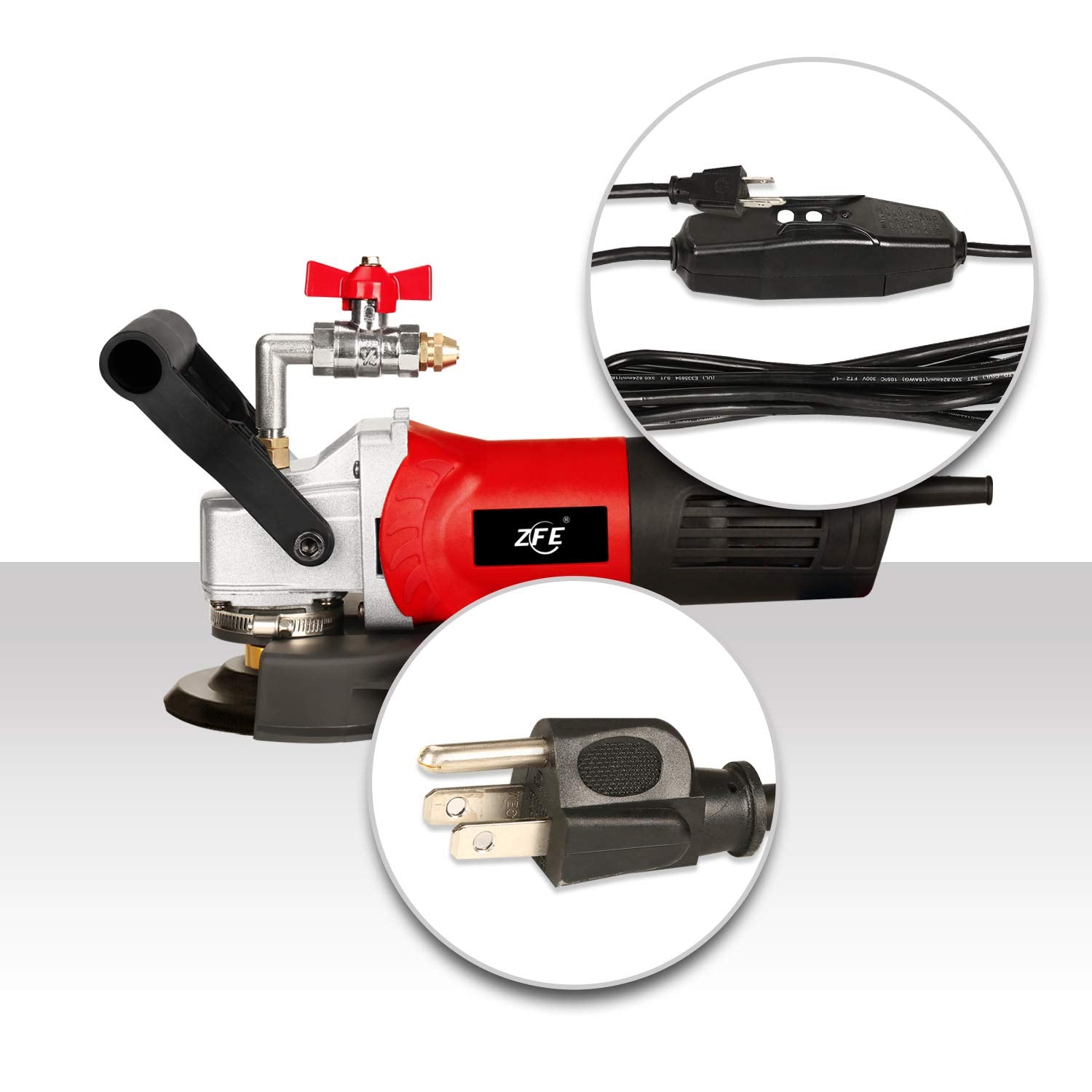 ZFE three-hole water head ensures even cooling and lubrication