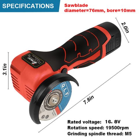 ZFULVO anti-splash baffle plate protects against debris during grinding