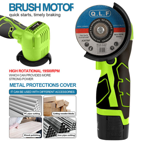ZFULVO brushed motor design enables high-speed material removal.