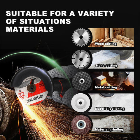 ZFULVO safety shield protects against sparks and dust for safer use.