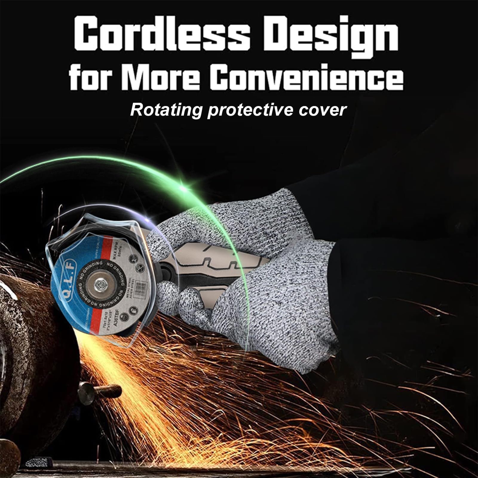 ZFULVO six-cutting wheels set covers metal, tile, and stone work.