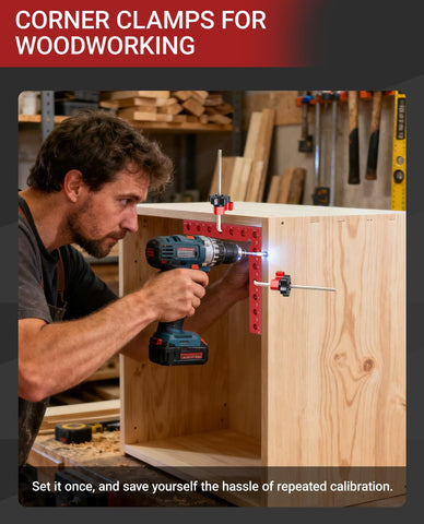 zfzyyxgs versatile 90-degree clamp supports frames, cabinets, drawers, and more.