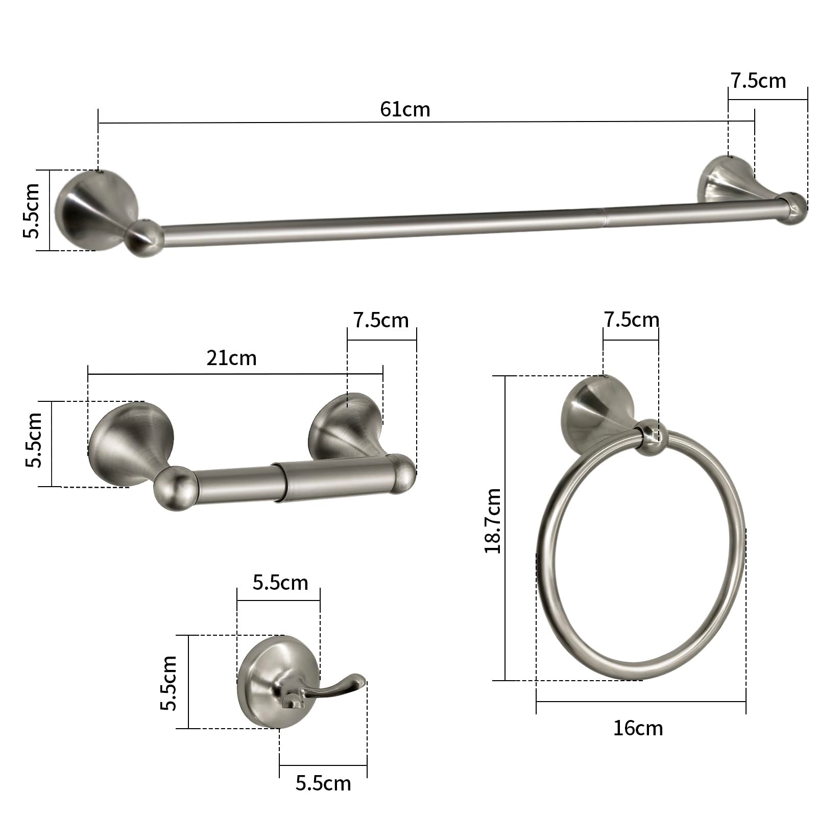 ZGELIN brushed nickel finish detail conveys premium craftsmanship and easy cleaning.