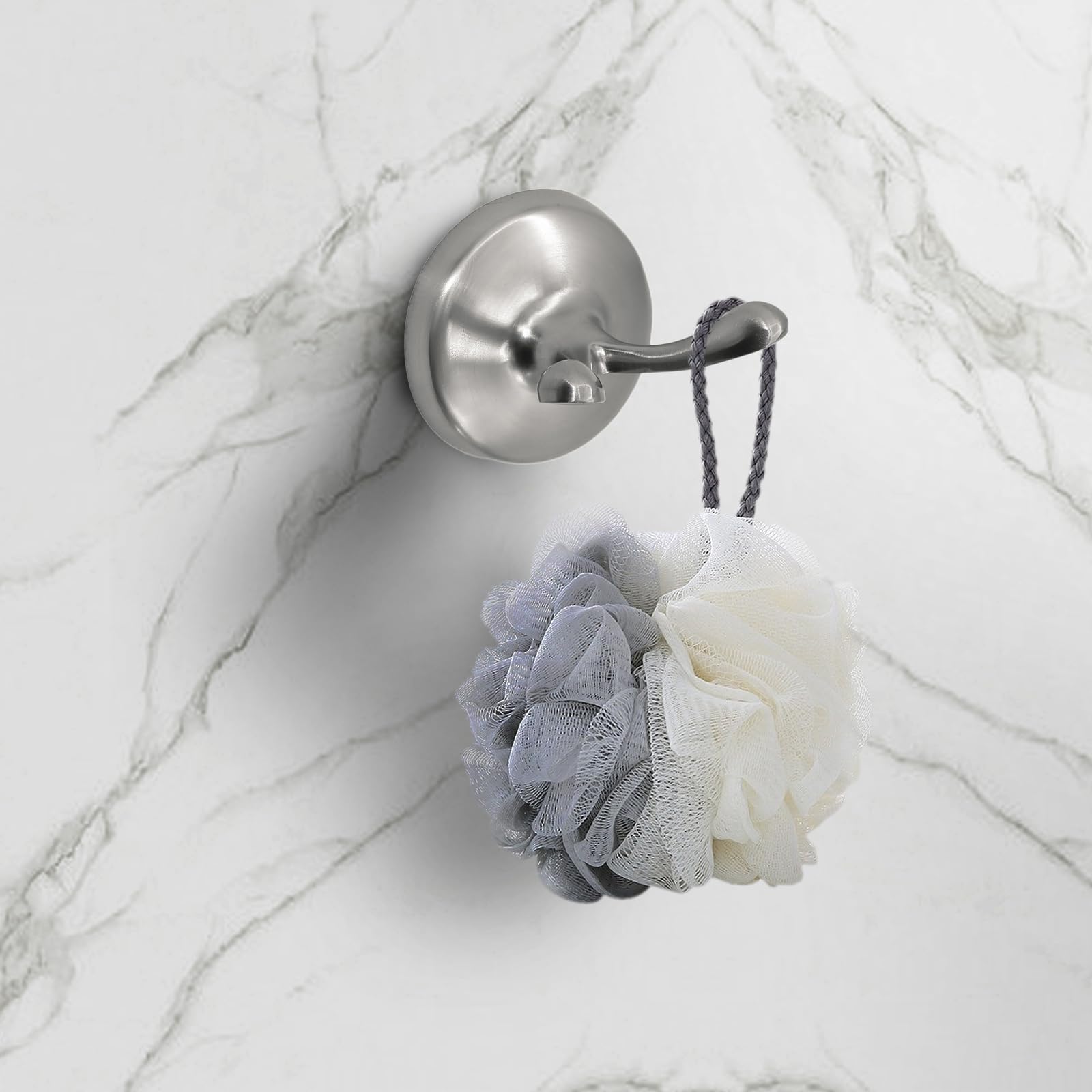ZGELIN wall-mount toilet paper holder provides convenient reach and tidy placement.