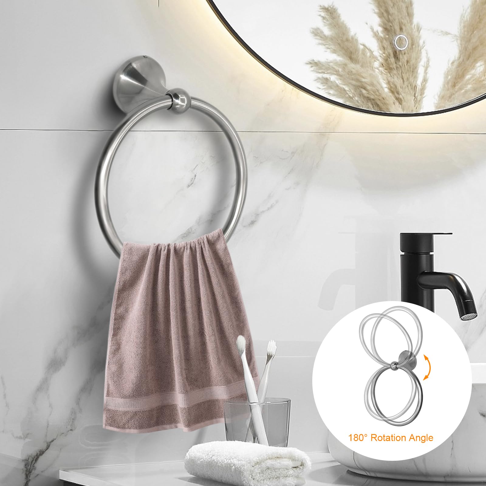 ZGELIN Y-shape robe hooks demonstrate robust hardware and organized storage.