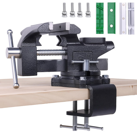 ZGJDYSM bench vise with a 6-inch jaw for versatile clamping on wood and metal