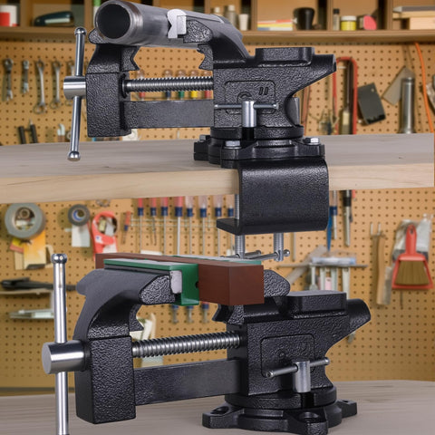 ZGJDYSM aluminum jaws with V-grooves grip round or irregular pieces securely