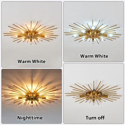ZGLAOJT bedroom lighting offers soft, ambient glow.
